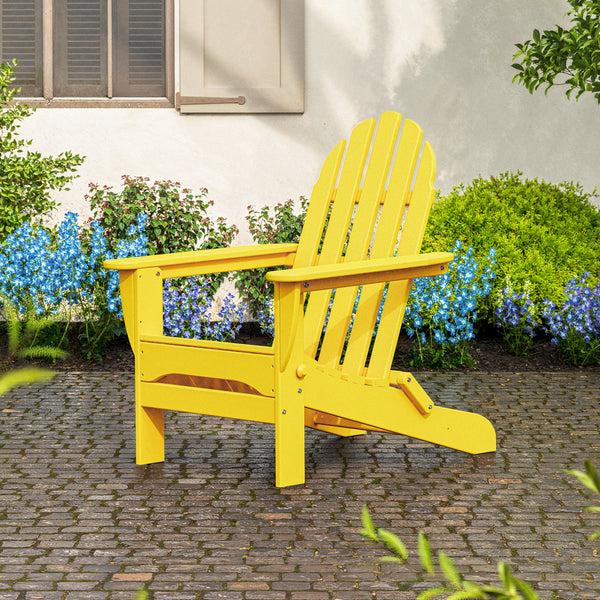 Plow & Hearth POLYWOOD® Classic Folding Adirondack Chair