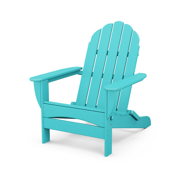 plow & hearth POLYWOOD® Classic Oversized Folding Adirondack Chair