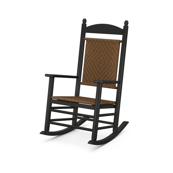 Plow & Hearth POLYWOOD® Jefferson Woven Rocking Chair