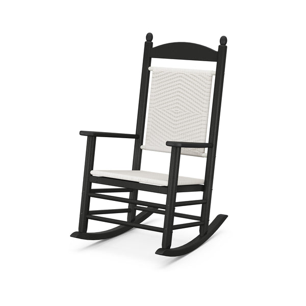 Plow & Hearth POLYWOOD® Jefferson Woven Rocking Chair