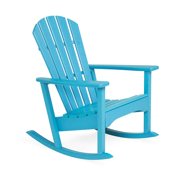 plow & hearth POLYWOOD® Outdoor Adirondack Rocking Chair