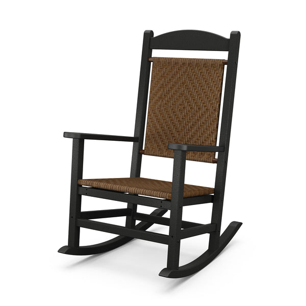 Plow & Hearth POLYWOOD® Presidential Woven Rocking Chair