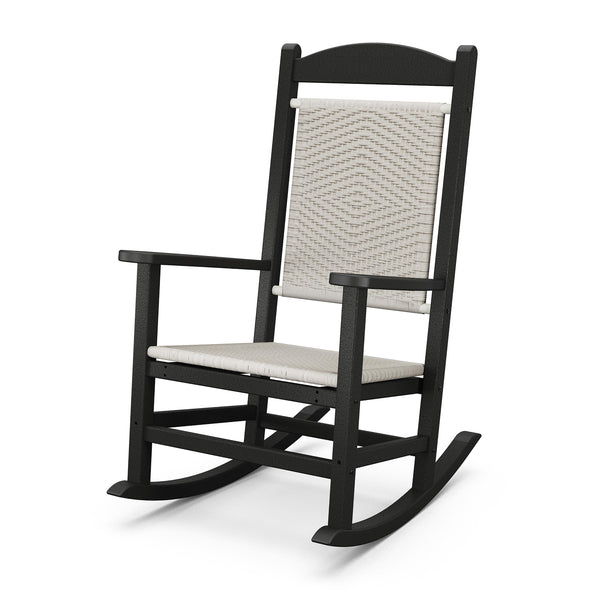 Plow & Hearth POLYWOOD® Presidential Woven Rocking Chair