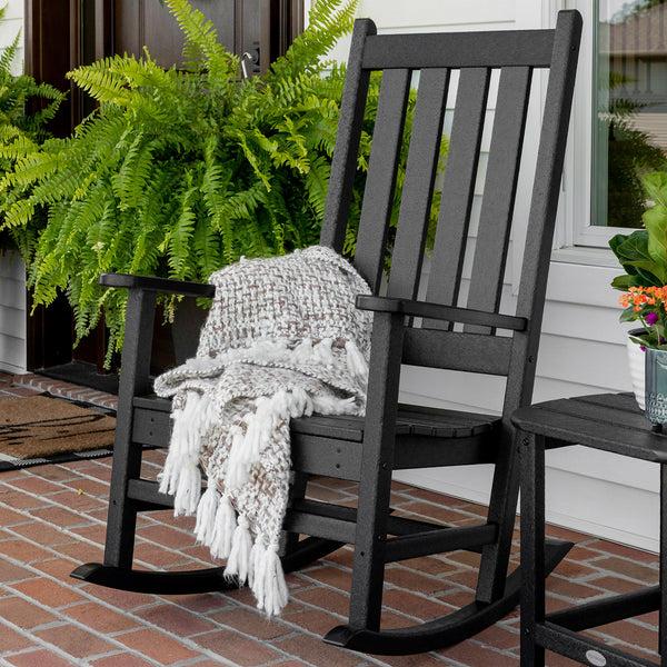 plow & hearth POLYWOOD® Vineyard Porch Rocking Chair