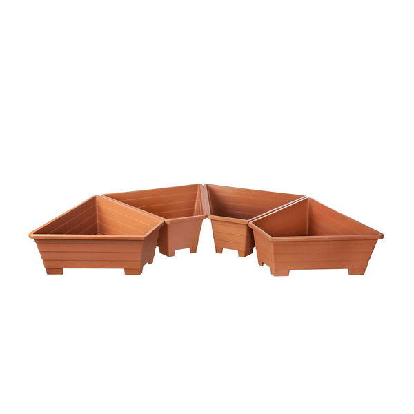 Plow & Hearth Raised Modular Conversion Planters Set Of 4