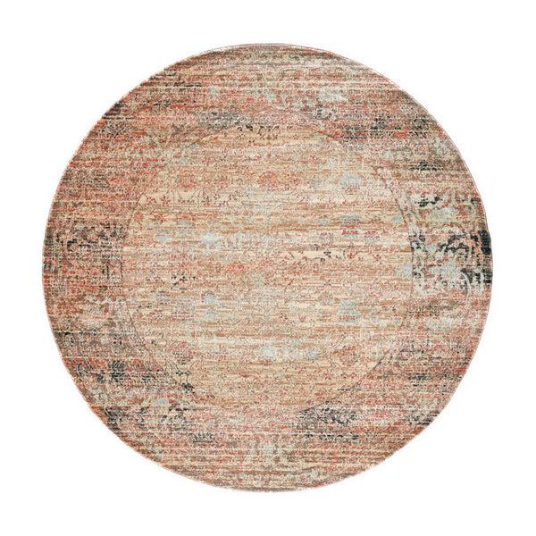 plow & hearth Rock Creek Polypropylene Area Rug 5'3" Round