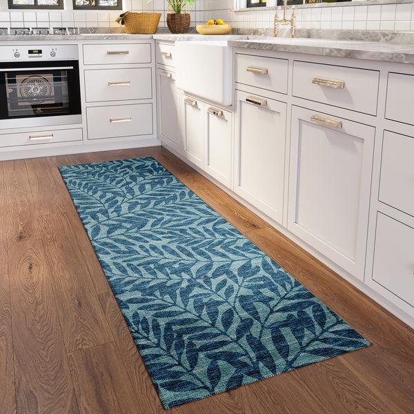 Plow & Hearth Sedona Leaf Patterned Polyester Area Rug