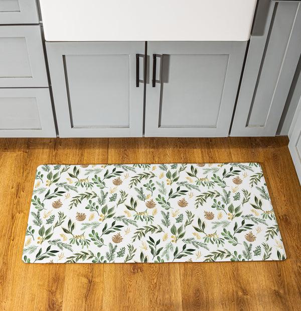 plow & hearth Shades of Emerald Anti-Fatigue Mat 40" x 20”