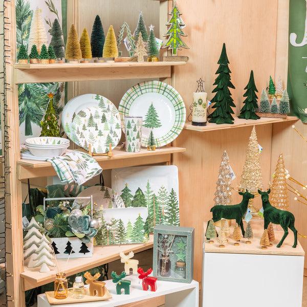 Plow & Hearth Shades Of Emerald Candle And Diffuser Candle And Accessories Set