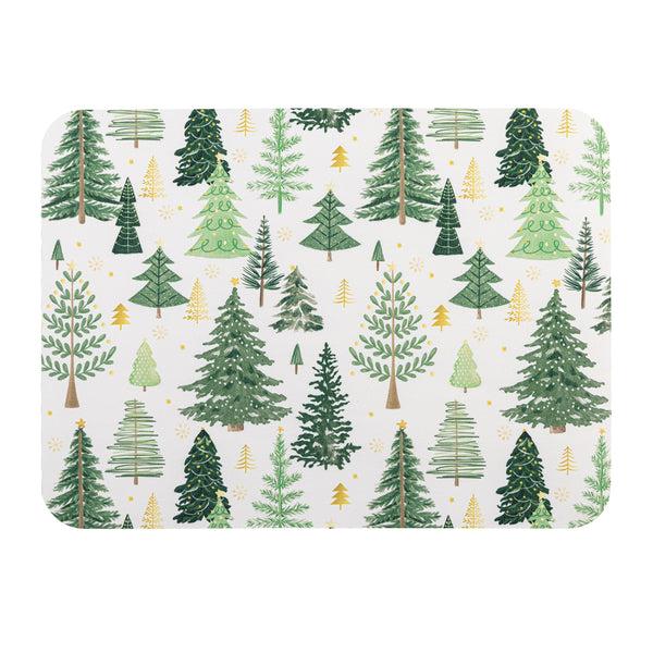 plow & hearth Shades of Emerald Kitchen Mat Fabric Drying Mat 20" x 15"