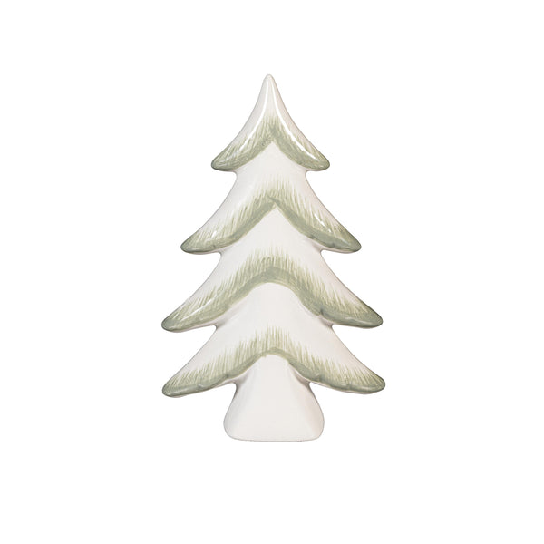 Plow & Hearth Shades Of Emerald Table Décor Ceramic Tree Set Of 2