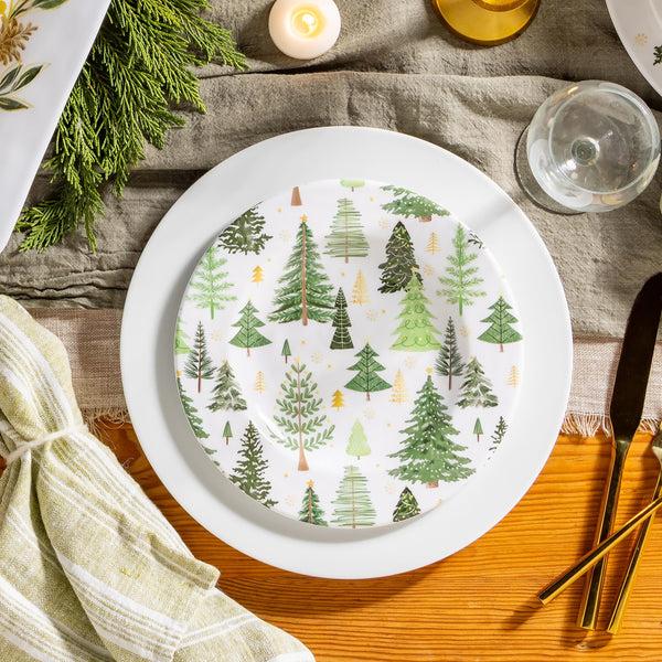 plow & hearth Shades of Green Melamine 8.5" Salad Plate