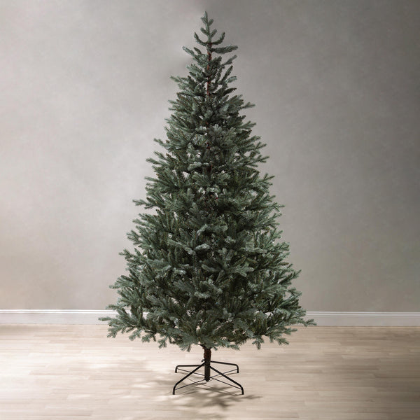 plow & hearth Shimmering Misty Pine Christmas Tree 8' Tall