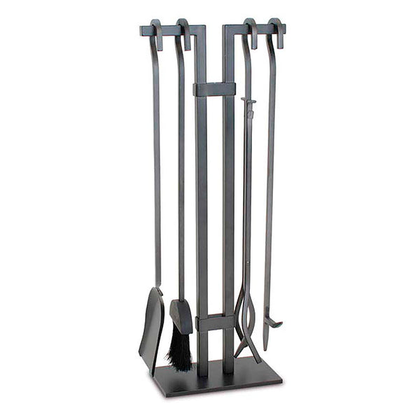 plow & hearth Sinclair Natural Iron Fireplace Tool Set
