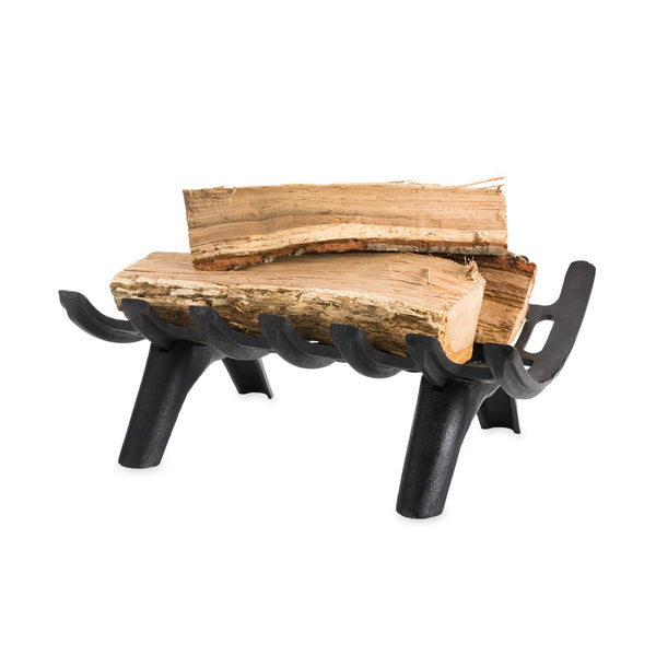 Plow & Hearth Small Cast Iron Deep-Bed Fireplace Grate With Four Legs