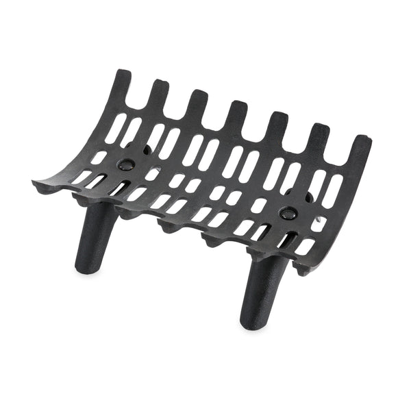 plow & hearth Small Cast Iron Deep-Bed Fireplace Grate with Four Legs