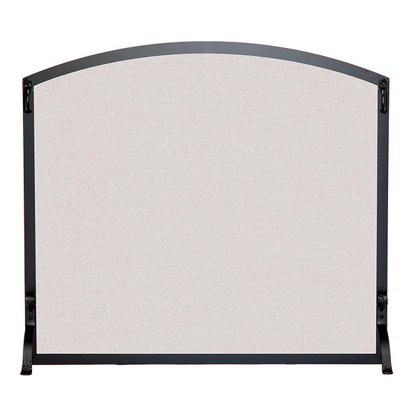 Plow & Hearth Small Flat Fireplace Screen With Arched Top