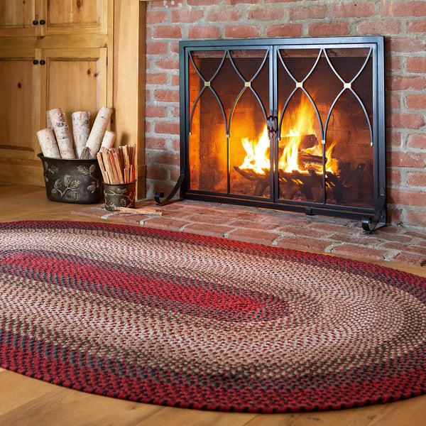 Plow & Hearth Small Winchester Fireplace Screen With Doors