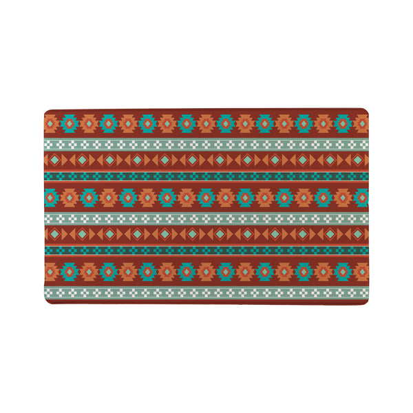 Plow & Hearth Southwest Pueblo Anti-Fatigue Mat Aztec 30"x18"