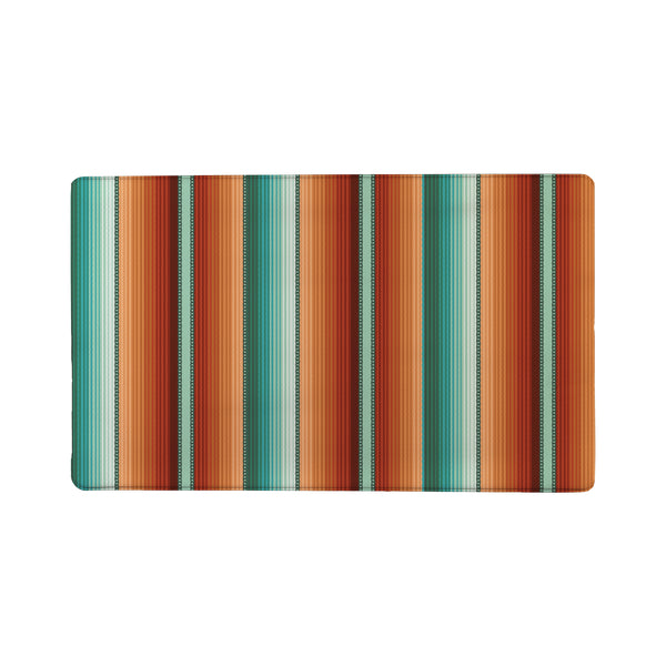 Plow & Hearth Southwest Pueblo Anti-Fatigue Mat Serape Stripe 30"x18"