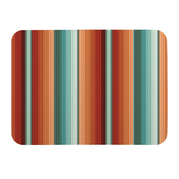 Plow & Hearth Southwest Pueblo Drying Mat Serape Stripe 20"x15"