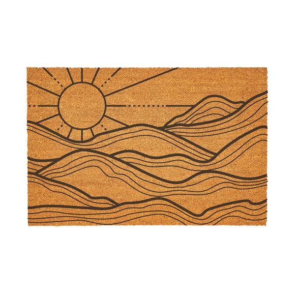 Plow & Hearth Southwest Sunrise Coir Mat Landscape 36"x24"