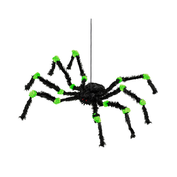 Plow & Hearth Spider Hanging Décor Orange & Green Set Of 2