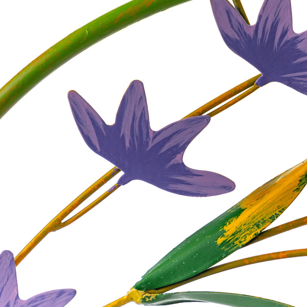 Plow & Hearth Spring Blooms Iron Garden Trellis Stake