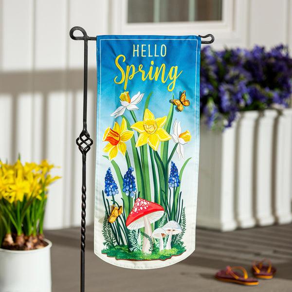 plow & hearth Spring Floral Haven Everlasting Impression Textile Décor