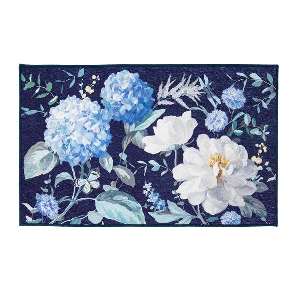 Plow & Hearth Spring Morning Blooms Washable Indoor/Outdoor Mat