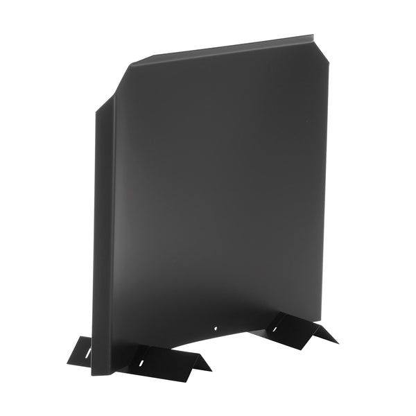 Plow & Hearth Stainless Steel Fireplace Fireback With Black Finish 16"