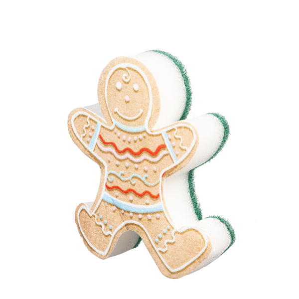 Plow & Hearth Sugar & Stripes Bright Kitchen Gift Set Glass Soap Dispenser And Sponge With Wood Crate Set