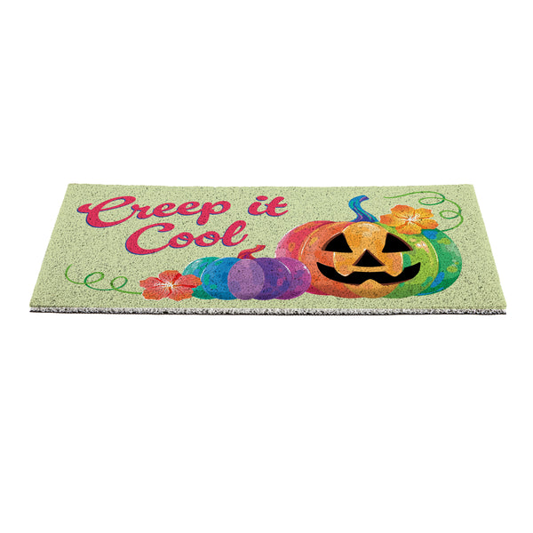 Plow & Hearth Summerween Creep It Cool PVC Mat 28"x16”
