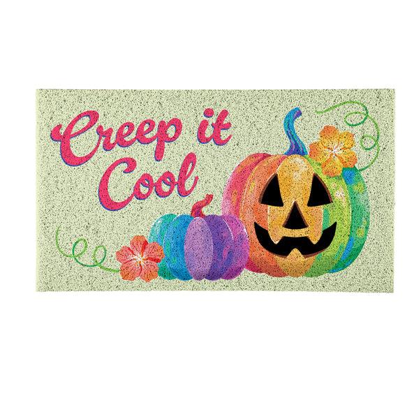 Plow & Hearth Summerween Creep It Cool PVC Mat 28"x16”
