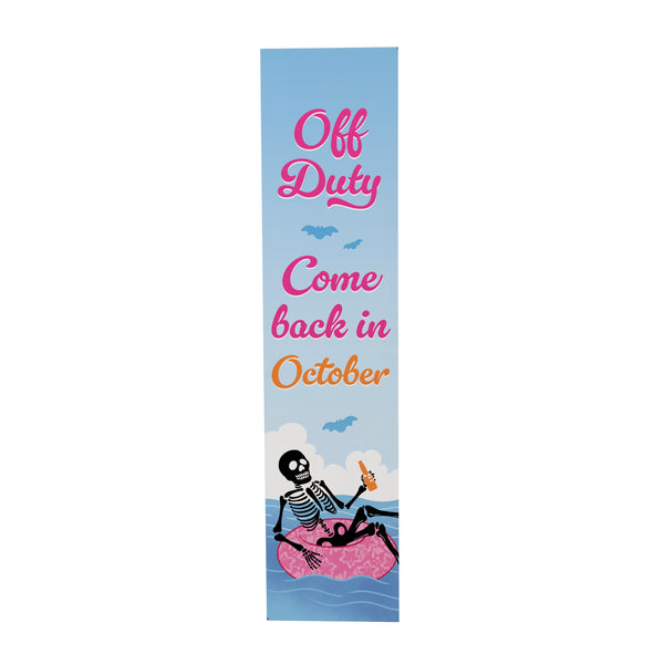Plow & Hearth Summerween Porch Leaner Pool "Off Duty" 46"H