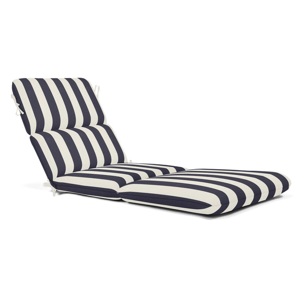 Plow & Hearth Sunbrella Premium Chaise Cushion With Ties