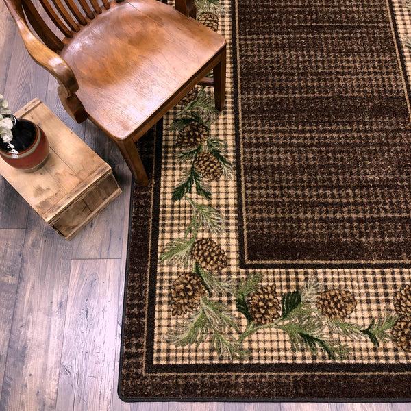 Plow & Hearth Sweetwater Pine Plaid EnduraStran Area Rug 2'8" X 3'10"