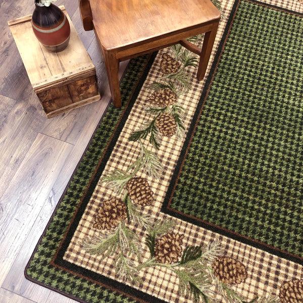 Plow & Hearth Sweetwater Pine Plaid EnduraStran Area Rug 2'8" X 3'10"