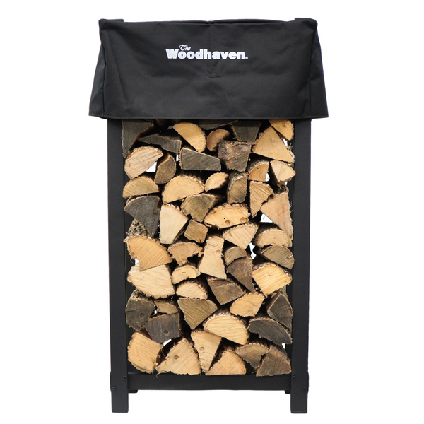Plow & Hearth The Woodhaven 4 X 2 Firewood Rack And Cover