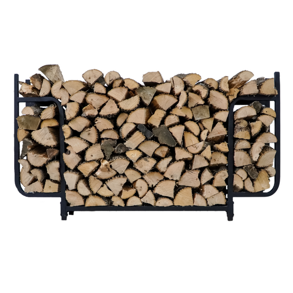 Plow & Hearth The Woodhaven 6ft Courtyard Firewood Rack