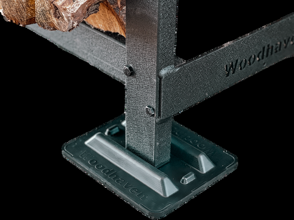 Plow & Hearth The Woodhaven 6ft Courtyard Firewood Rack