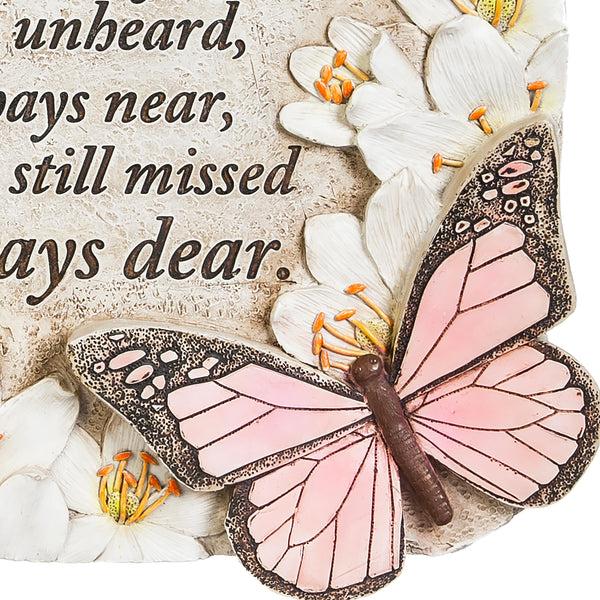 Plow & Hearth Those We Love Butterflies Memorial Garden Stone