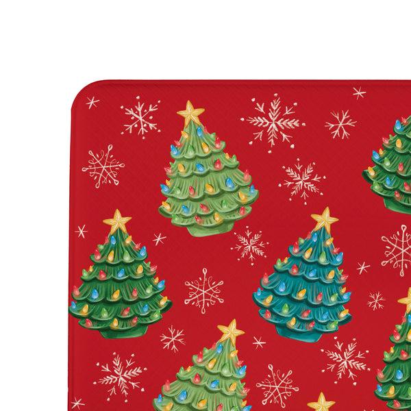 Plow & Hearth Twas The Night Nostalgia Christmas Tree Anti-Fatigue Mat 40"x20"