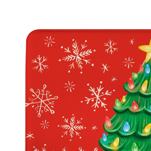 Plow & Hearth Twas The Night Nostalgia Christmas Tree Anti-Fatigue Mat 30"x18"
