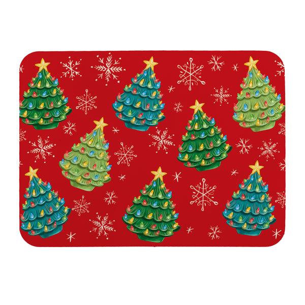 Plow & Hearth Twas The Night Nostalgia Christmas Tree Drying Mat 20"x15"