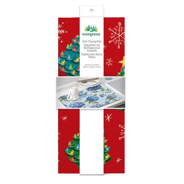 Plow & Hearth Twas The Night Nostalgia Christmas Tree Drying Mat 20"x15"