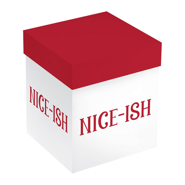 Plow & Hearth Twas The Night Wine Glass Stemless Glass Nice-Ish 17oz Gift Box