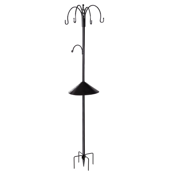 Plow & Hearth Ultimate Wild Bird Feeding Station With 5 Hooks