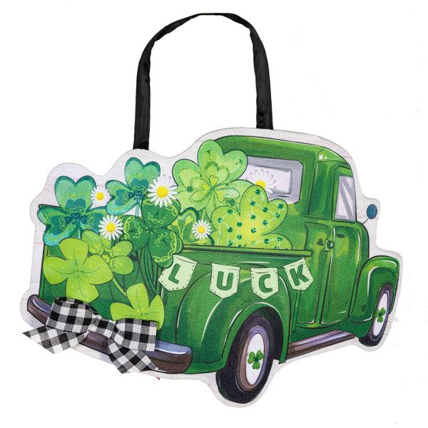 Plow & Hearth Valentine's Day & St. Patrick's Day Truck Reversible Door Décor