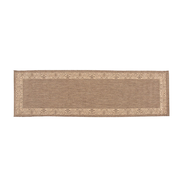 Plow & Hearth Veranda Border Indoor/Outdoor Runner 2'3"x 7'10"